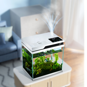 Yee Fabriek Groothandel 20 Gallon Smart Fish Tank Desktop Ultra Helder Glas Smart Aquarium Met Auto Feeder Temperatuur Display - Product Image 3