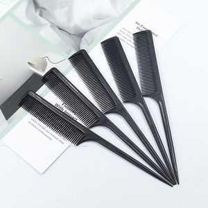 Peigne à cheveux à queue pointue, petit peigne de coiffure en plastique noir pour usage domestique - Product Image 5