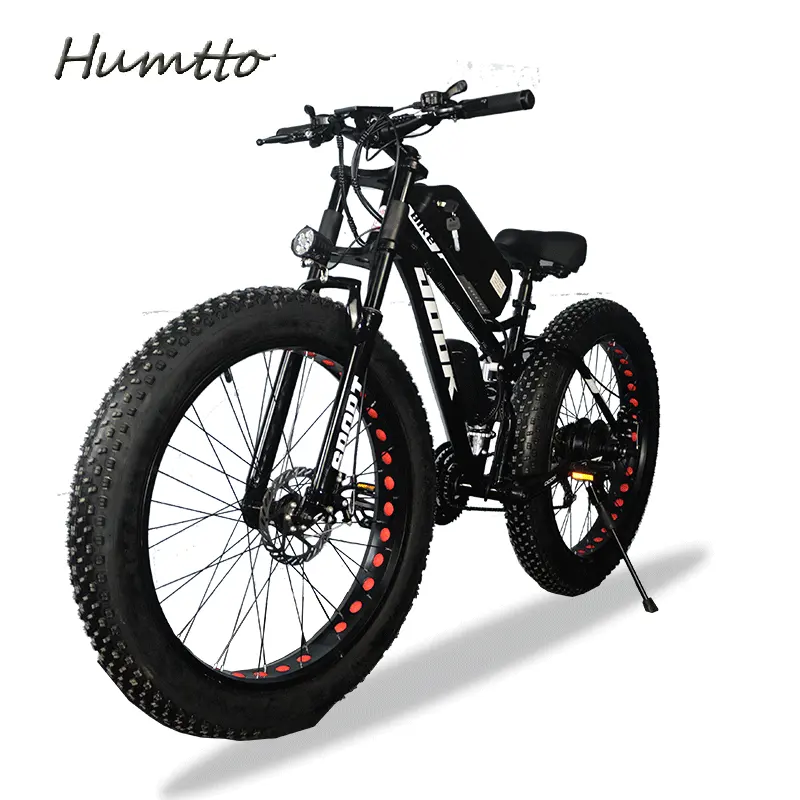 21 speed 48v 750W 1000W MTB Full suspension Snow tire Ebike Fat Tire electric Mountain downhill bicycle