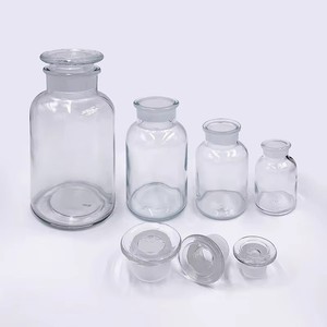 Frascos de Vidrio Transparente de 125 ml, 250 ml y 500 ml para Laboratorio, Farmacia y Boticaria, Botellas para Reactivos con Tapa, Gran Venta - Product Image 3