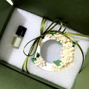 Aromatizante para Auto con Diseño de Flor de Osmanthus, Adorno Colgante para Espejo Retrovisor, Plástico, Evaporación Natural, Sin Necesidad de Electricidad - Product Image 6