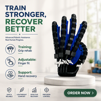 Équipement de rééducation post-AVC certifié ISO : Gant robotique électrique Leyidi pour l'exercice des doigts