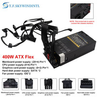 Alimentation électrique 1U Flex 400W pour châssis mini ITX, alimentation pour ordinateur de bureau