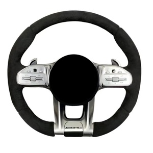 Volant en alcantara pour Mercedes W221 S65 Amg Cl550 Cl63 S63 E43 Amg 2017 - Product Image 1