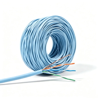 Cable de Red Ethernet UTP CAT5E de Alta Velocidad YIYE, 8 Conductores, 24 AWG, Cobre Libre de Oxígeno, para Interiores, Caja de Cable para Computadora, 1000 pies (300 m)