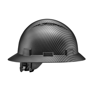 หมวกกันน็อคสำหรับไซต์ก่อสร้างหมวกกันน็อคแบบแข็งป้องกันแรงวัสดุ HDPE แบบหัวเข็มขัดพลาสติก - Product Image 5