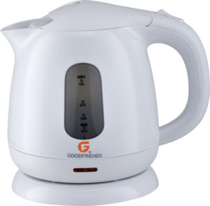 أجهزة مطبخ سعة صغيرة لطيف ماكينة إعداد الشاي تصميم اللاسلكي 1.0L دائم البلاستيك غلاية ماء كهربائية - Product Image 2