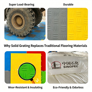 Interlocking <b>Plastic</b> <b>Floor</b> Tiles Square Textured Non Slip <b>Waterproof</b> Garage Shed Indoor Flooring <b>Mats</b> Colorful Modular Design - Product Image 6