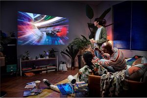 Projecteur laser <span class=keywords><strong>Samsung</strong></span> Freestyle DLP 1000 lumens 1080p Max 4K avec autofocus, portable, stéréo HIFI, câble d'alimentation pour la gamme haut <span class=keywords><strong>de</strong></span> gamme - Product Image 5