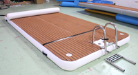 Plateforme Flotante Ocio Agua Mar Deportes Isla 6 Personas Plataforma Inflable Isla Flotante Agua Aire Muelle