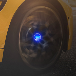 Ensemble de 4 enjoliveurs de roue flottants de 54 mm pour Ford Fiesta Explorer Escape Shelby Mondeo, enjoliveur de moyeu de roue à lévitation magnétique - Product Image 4