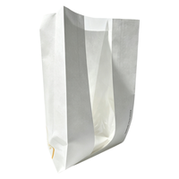 Sac en papier kraft personnalisé avec logo professionnel, qualité alimentaire, pour emballage à emporter, idéal pour les snacks