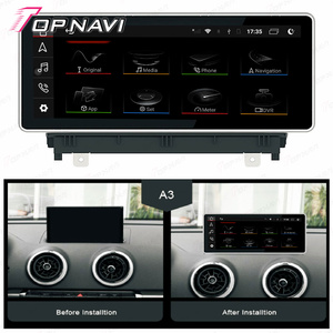 Radio de coche Android inalámbrica GPS para <span class=keywords><strong>Audi</strong></span> Q3 2013 2014 2015 2016 2017 <span class=keywords><strong>2018</strong></span> <span class=keywords><strong>4</strong></span> + 64 GB REPRODUCTOR DE PANTALLA TÁCTIL completa de alta resolución - Product Image 2