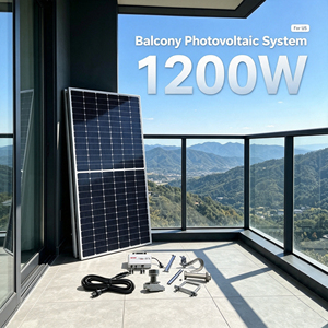 Kit de Sistema Solar para Balcón de <span class=keywords><strong>1200W</strong></span> con Control por Aplicación Inteligente y <span class=keywords><strong>Microinversor</strong></span> MPPT para Uso en Balcón de Apartamento y Jardín - Product Image 5