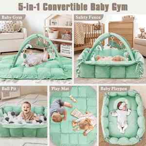 Alfombra de Juego para Bebés, Gimnasio de Actividades para Bebés, Centro de Actividades Grueso y Grande para Bebés desde Recién Nacidos hasta Niños Pequeños, Desarrollo de Habilidades - Product Image 2