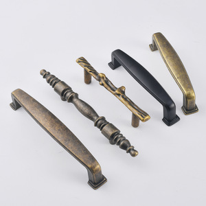 Furniture Handle Bar Zinc Alloy Cabinet Drawer Pulls Minimalist Design Durable Plated Surface - Product Image 3