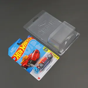 Benutzer definierte Hot Wheels Coche Spielzeug Auto Kunststoffs chutz Pet Clam shell Box Blister Verpackung Sammler Vitrine Paket