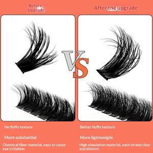 ชุดต่อขนตาปลอมแบบ DIY ยุโรป รุ่น Bling Blang L-879 จำนวน 240 ช่อ ขนหนา 80D100D ขนมิงค์ ความจุมาก 3 มิติ ฟูเป็นช่อ - Product Image 4