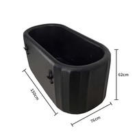 Baignoire gonflable d'extérieur pour bain froid - Baignoire à glace en PVC durable avec technologie Drop-Stitch pour 1 à 2 personnes, pour la récupération sportive et la thérapie, piscine de récupération pliable