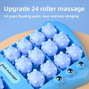 Pemijat kaki berbentuk ikan, rol manik-manik magnetik titik akupuntur untuk terapi kesehatan rumah dan relaksasi kaki - Product Image 2