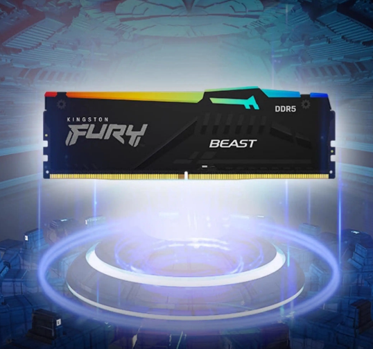 For Kingston Fury Beast DDR5 PC RAM 16GB / 32GB (16*2) 6000MHz for Desktop Memory High Performance Computer RAM Components