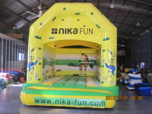 Château gonflable sur le thème des animaux pour location commerciale de fêtes d'enfants en plein air - Product Image 5