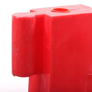Barrera de Tráfico de Seguridad de Plástico Rojo CITICITY, Moldeada por Rotación, Llena de Agua - Product Image 4