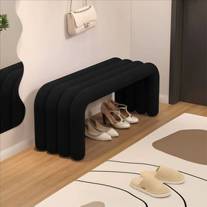 เก้าอี้เท้าสำหรับประตูบ้านทำจากโลหะแบบทันสมัยเก้าอี้โซฟาแบบเรียบง่ายม้านั่งสำหรับห้องนั่งเล่นห้องนอนห้องเก็บเสื้อคลุม - Product Image 1