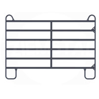 Panneaux de clôture métalliques galvanisés pour enclos à bétail, portails de ferme et clôtures pour chevaux