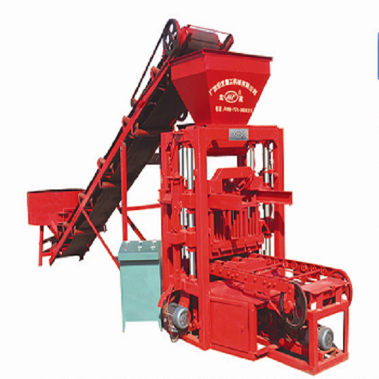 QT4-26 Semi Automatic Cement Block Making Machine Non-baked Hollow Solid Paver Brick Compressed Earth Block Machinery HONGFA