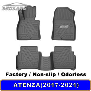 SONSANG Venta caliente protección para todas las estaciones 5D 3 uds TPE/TPO alfombra de coche para Mazda Atenza alfombrillas de coche - Product Image 2