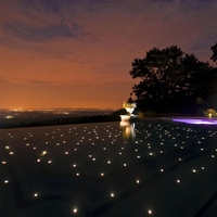 Kit d'éclairage LED étanche à fibre optique pour piscine Lumière sous-marine