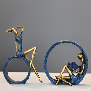 Escultura Humana para Escaleras, Diseño Moderno, Escultura Humana para Mesa, Diseño Abstracto Moderno para Decoración del Hogar, Decoración Metálica para el Hogar - Product Image 6