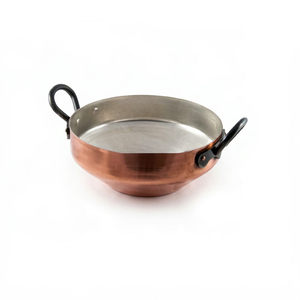 Wok de Cobre Ecológico con Certificación CE/EU de Rana Overseas Inc., Doble Asa, para Cocina de Gas, Embalaje en Caja Marrón, Sin Tapa, Chino - Product Image 1