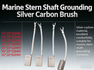 <span class=keywords><strong>Brosse</strong></span> en carbone argentée haute performance pour mise à la terre de l'arbre de propulseur marin, à haute teneur en argent - Product Image 1