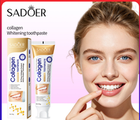 Dentifrice blanchissant au collagène osseux SADOER 100g, dentifrice nettoyant