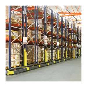 Mật độ cao nhiệm vụ nặng nề Pallet kho lưu trữ di động Hệ thống giá - Product Image 1