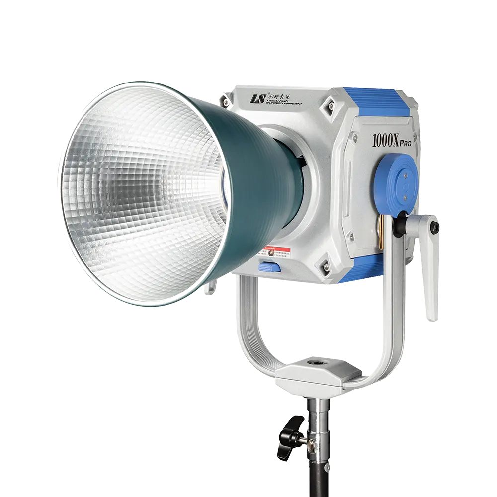 Focus 1000W Spot Light Aplicación móvil y control Dmx Cri Tlci Hasta 95 Luces de fotografía y película altamente impermeables
