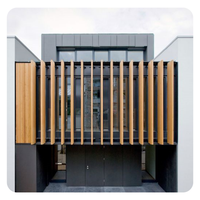 Auvents à ailettes en aluminium pour le revêtement de façade de fenêtre de bâtiment Fournisseur de Chine volets roulants en aluminium à persiennes