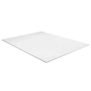 白色黑色聚丙烯凹槽双壁波纹塑料布作为保护包装材料