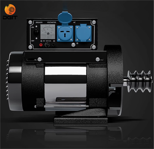 Generator Set 3KW 5KW 6KW 8KW 10 KW Single-phase With <b>Socket</b> Breaker Voltmeter <b>12v</b> Output 220V Full Copper 380V Home DG9992 Gene - Product Image 2