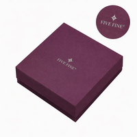 Boîte cadeau de luxe en carton rigide avec logo personnalisé en feuille blanche, matériaux recyclés, 2 mm, emballage OEM, tailles personnalisées