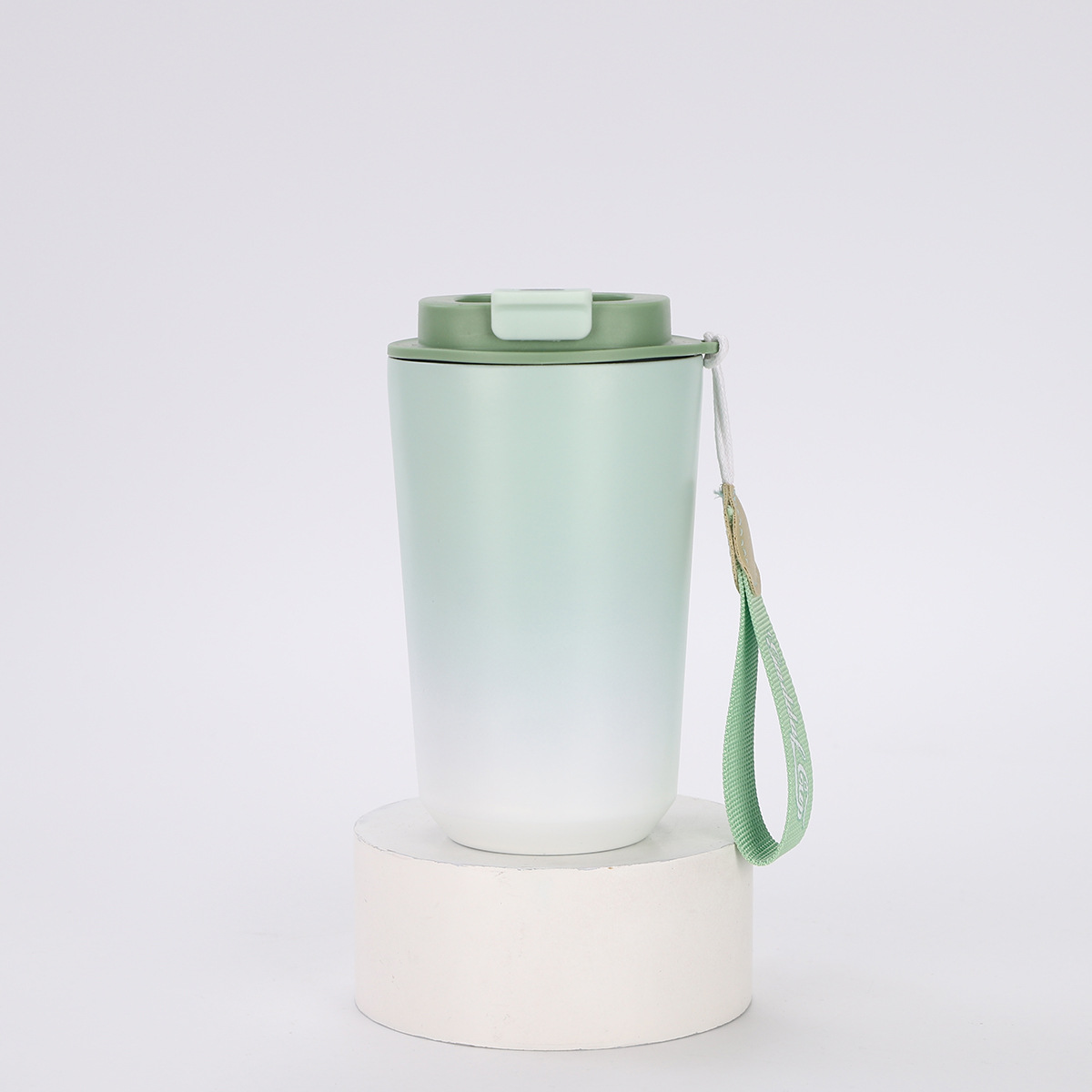 Green and white gradient