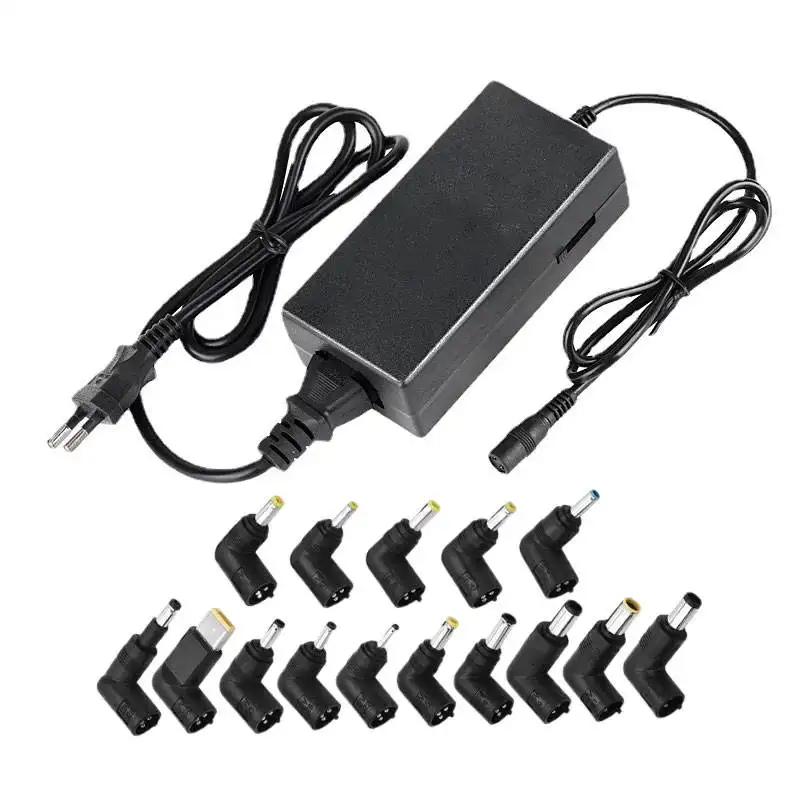 Adattatore per caricabatterie per laptop universale da 65W 90W per tutti i notebook Dell Hp Lenovo ASUS Acer AC adattatore per alimentazione cavo caricabatterie punte CC