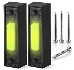 Bouton de sonnette éclairé 75LM avec interrupteur d'ouverture de <span class=keywords><strong>porte</strong></span> de <span class=keywords><strong>garage</strong></span> avec lumière LED 41A4166 Push mural - Product Image 1