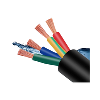 JHS Kupferleiter Tauchpumpenkabel Flexibles Gummimantellkabel für Industrielle Wasserversorgung Tiefbrunnen-Nutzung 450/750V 10A 2*2,5mm