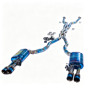 Sistema de Escape de Alto Rendimiento GFC/Apto para <span class=keywords><strong>BMW</strong></span> M6 E63 5.0L V10 S85 <span class=keywords><strong>B50</strong></span> 2005-2010, con Válvula Electrónica, de Aleación de Titanio - Product Image 2