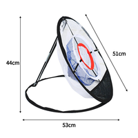 Filet de golf portable et pliable pour l'entraînement, en nylon, pour l'intérieur et l'extérieur