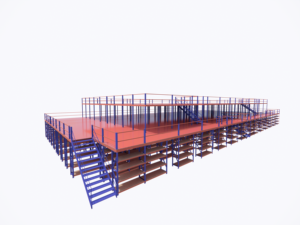 Rak penyimpan baja Mezzanine Multi lapisan yang dapat disesuaikan rak Platform ekspor ke wilayah Arab - Product Image 4