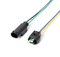 Steker Sensor 2 Arah Jantan Betina 1-967570-3/1-967644-1 Kabel Harness Panjang 15CM